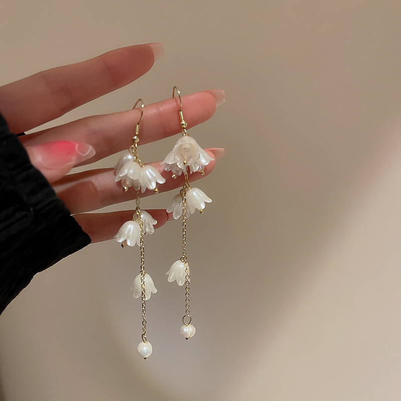 Bohemian Gold White Earring (Style 153)