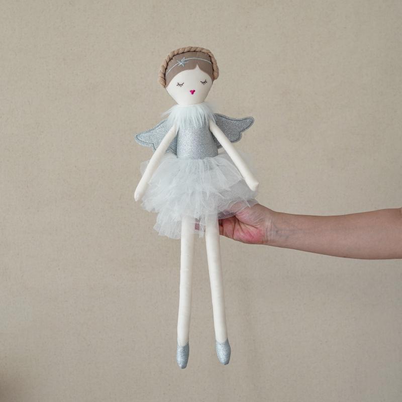 Silver Princess Fabric Doll 50cm