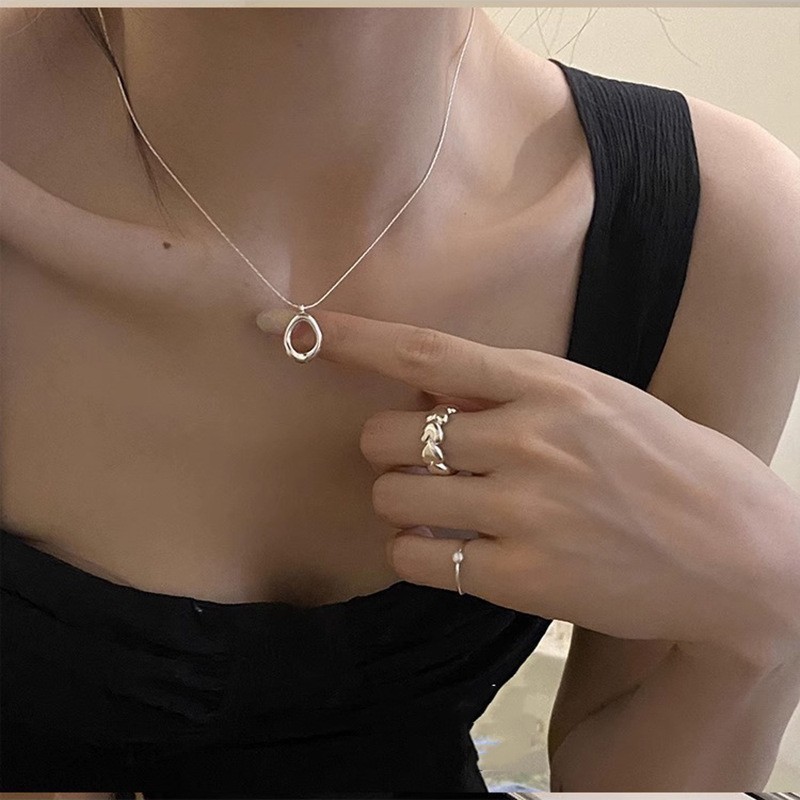 Sweet Heart Bow Pearl Necklace
