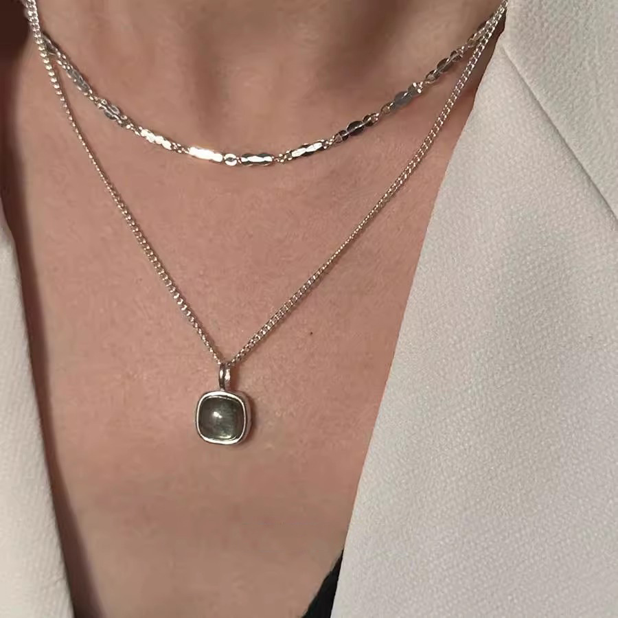 Sweet Heart Bow Pearl Necklace