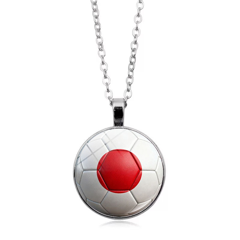 Japan Flag Football FIFA World Cup 2026 Pendant Necklace