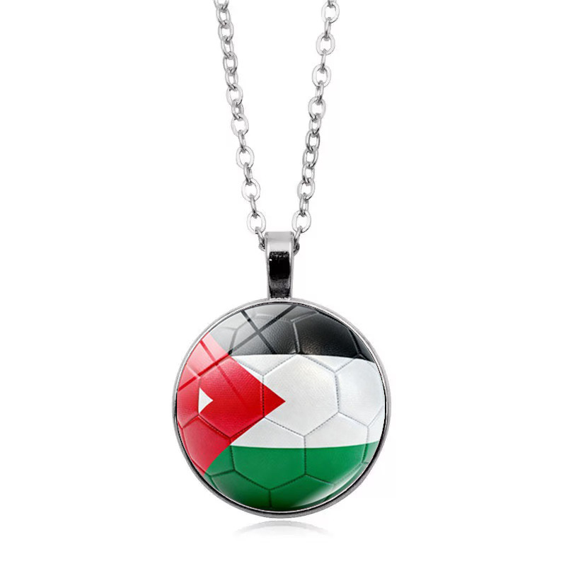 Jordan Flag Football FIFA World Cup 2026 Pendant Necklace