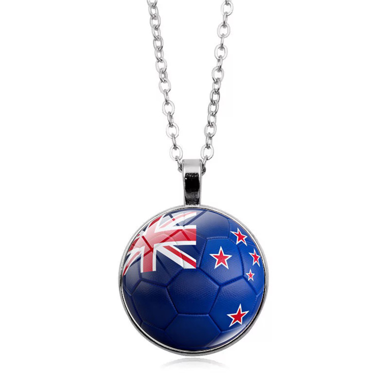 New Zealand Flag Football FIFA World Cup 2026 Pendant Necklace